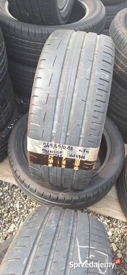 245 45 R18 Dunlop SportMax MO 2 lato PROMOCJA 18cale Gliwice