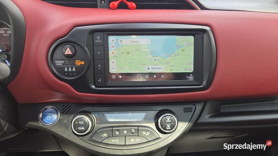 Toyota Yaris Hybryda Najbogatsza Wersja kurtyny powietrzne