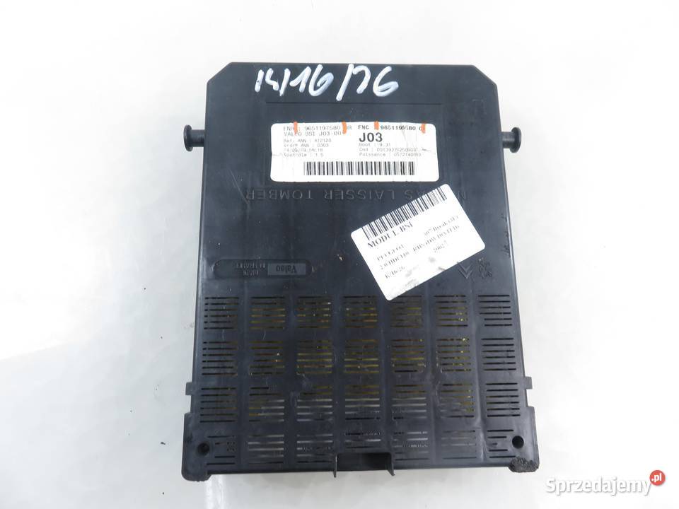 BSI PEUGEOT 307 20 HDI 9651196880 9651197580