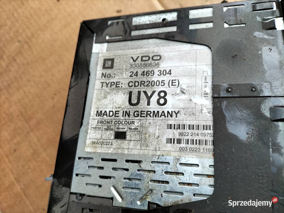 RADIO SAMOCHODOWE CDR2005 OPEL CORSA AGILA