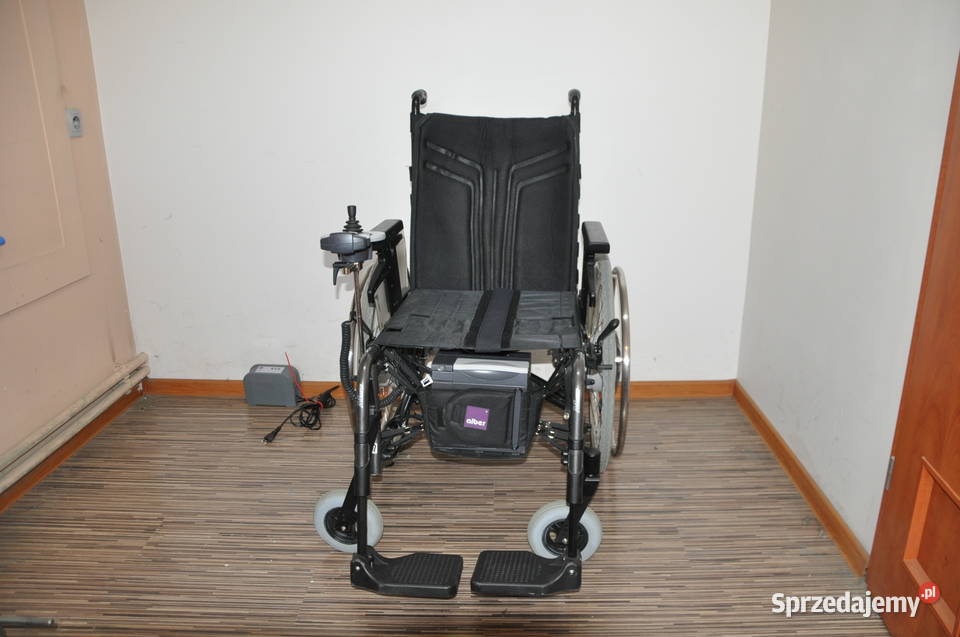 WÓZEK elektryczny ze WSPOMAGANIEM napęd Alber Sprzęt rehabilitacyjny i ortopedyczny Pabianice
