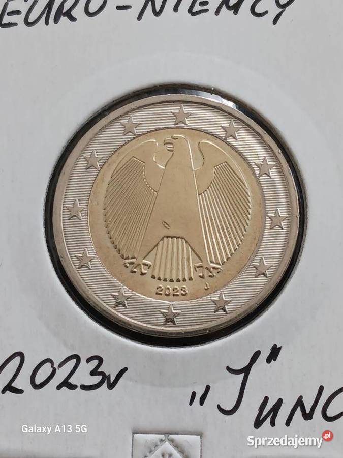 2 Euro Niemcy 2023 r men J mennicze Konin