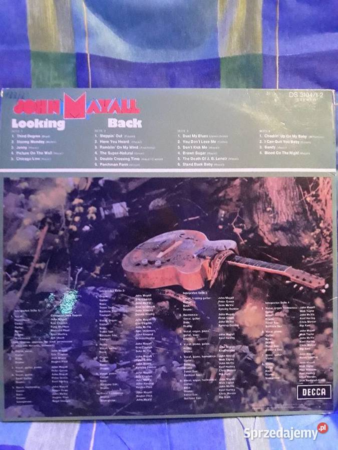 Archiwalne wykopaliska bluesa JOHN MAYALL 1969r Rzeszów sprzedam