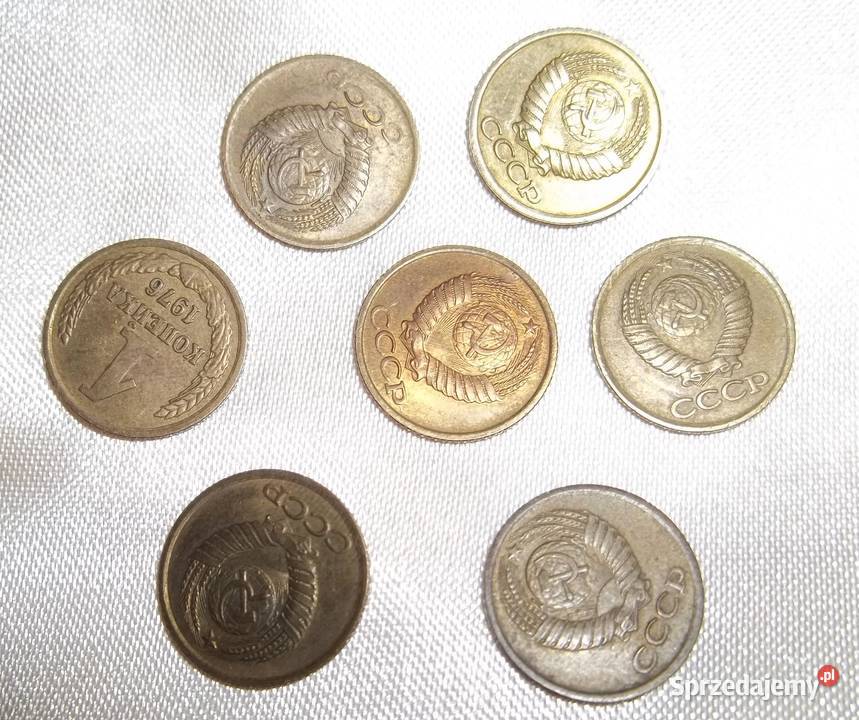 Moneta 1 kopiejka ZSRRRosja 1976 do 1985monety Kolekcje Łódź