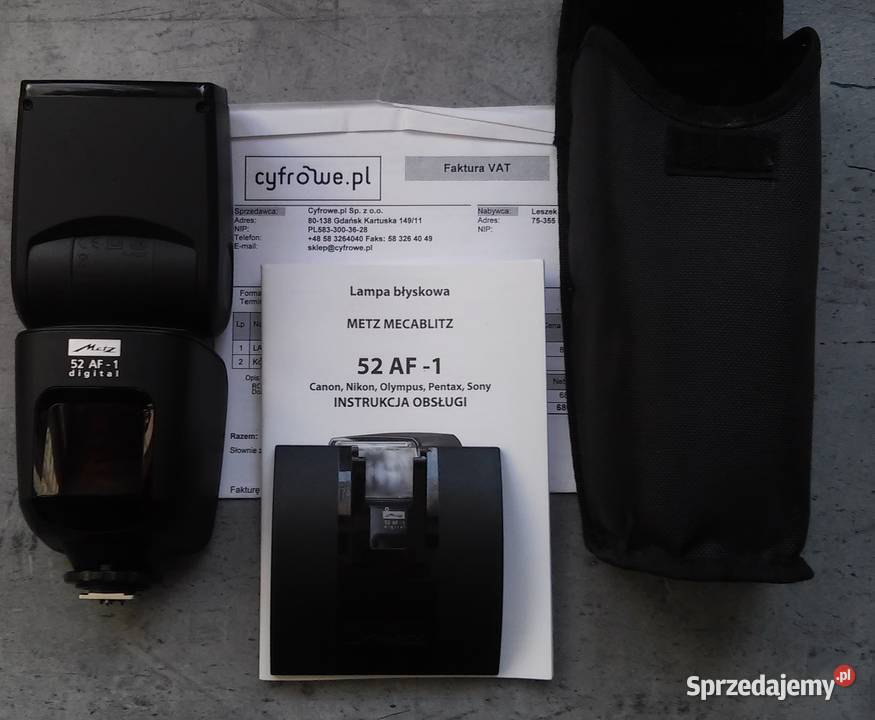 Lampa błyskowa Metz 52 AF1 Nikon Koszalin