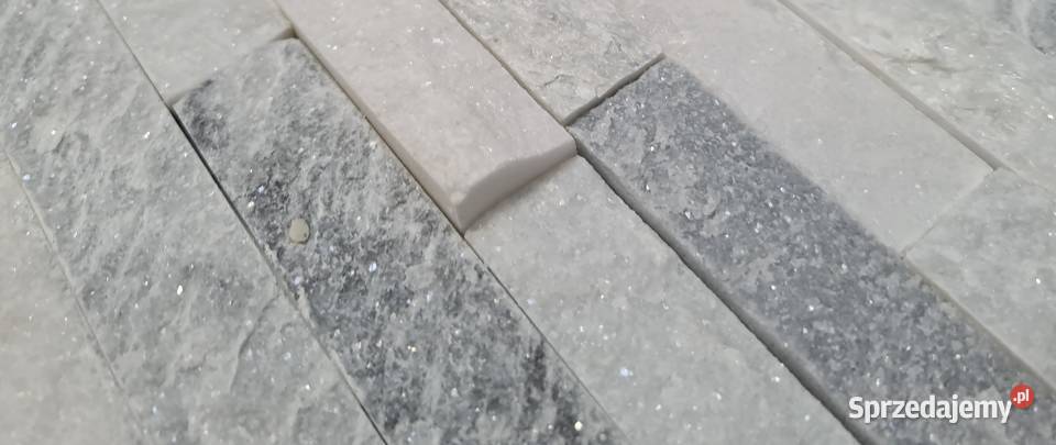 Kamień naturalny Quartz WhiteGrey 10 x 35 039 m2 Warszawa
