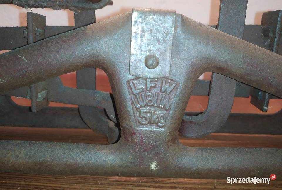 Stara waga szalkowa 5 LFW Lublin Pozostałe Kraśnik