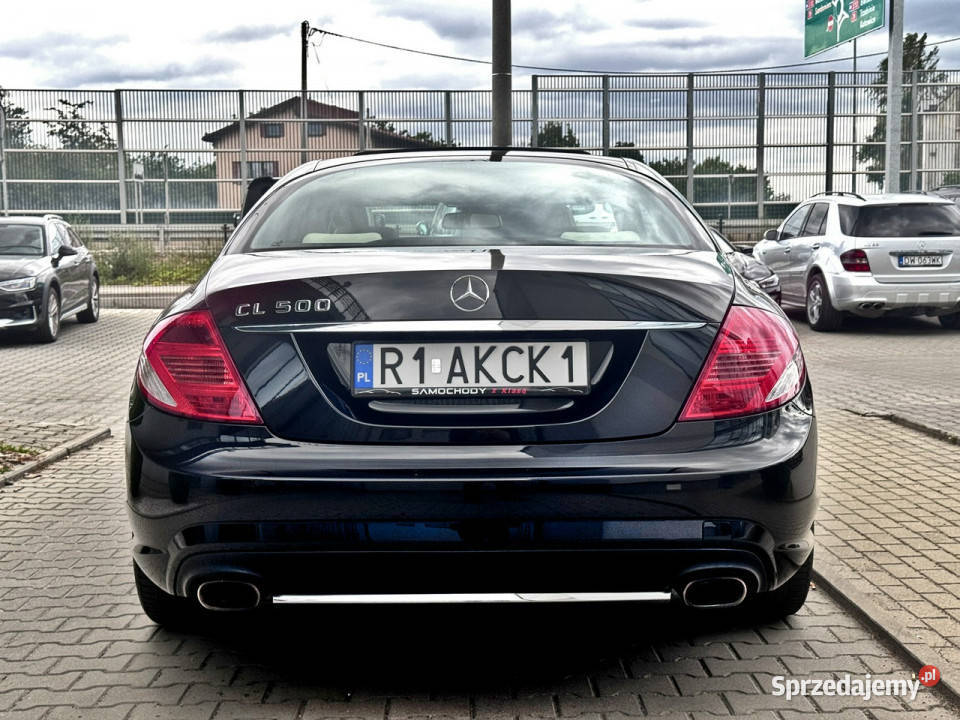 Mercedes CL 500 CL 500 55 V8 Polski Salon Rok produkcji 2008 Samochody osobowe