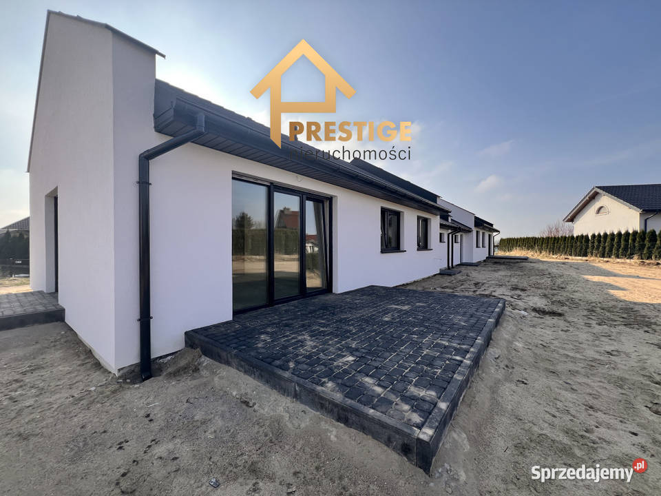 Nowy parterowy dom w Rudzicy 4 pokoje 700m2 sprzedam
