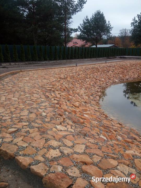 piaskowiec żółty kamień ogrodowy na skalniak Radomsko
