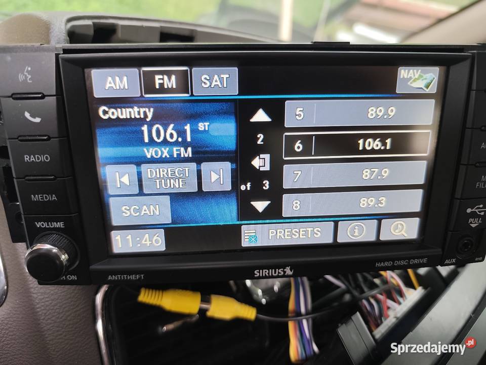 Radio Chrysler Town and Country 2015r osobowe sprzedam