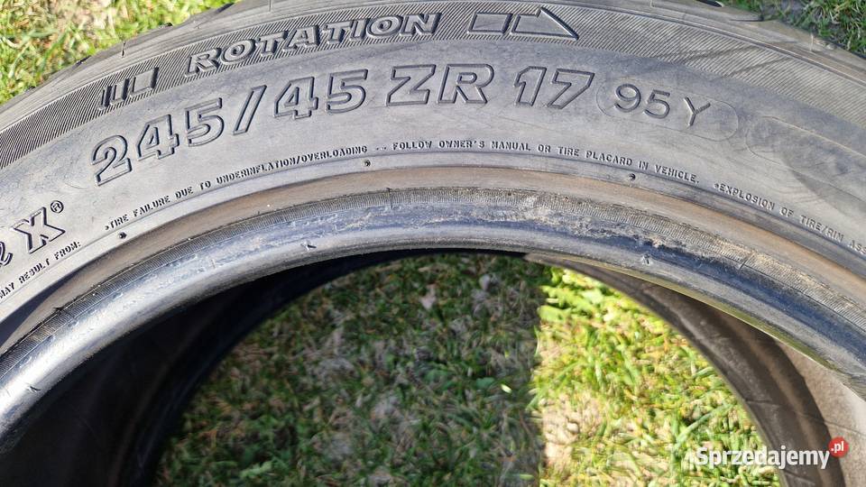 3 jednakowe opony Michelin Pilot Sport 2454517 Gorzów Wielkopolski