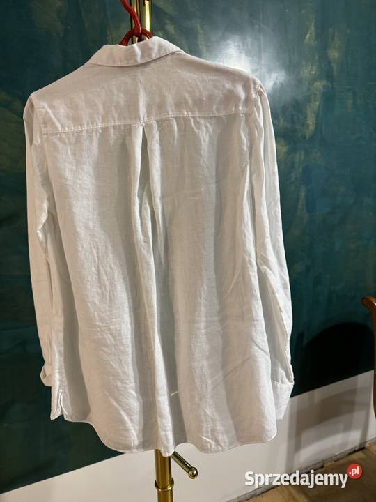 Koszula damska XS biała Massimo Dutti len 100 biały Częstochowa