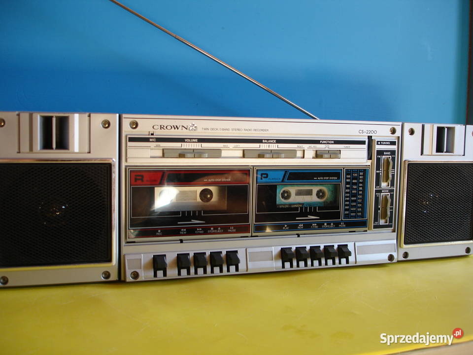 Radiomagnetofon CROWN CS2200L lubuskie Zielona Góra