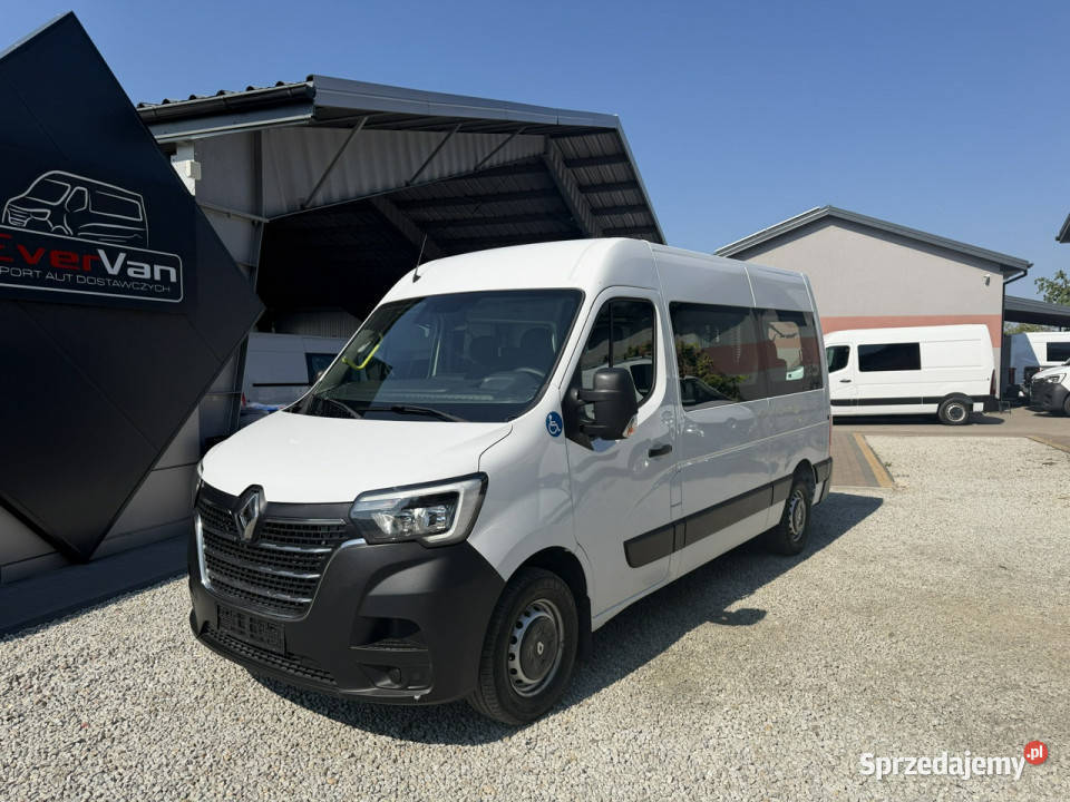 Renault Master 9osobowy średniak L2H2 inwalida wielofunkcyjna kierownica mazowieckie Warszawa
