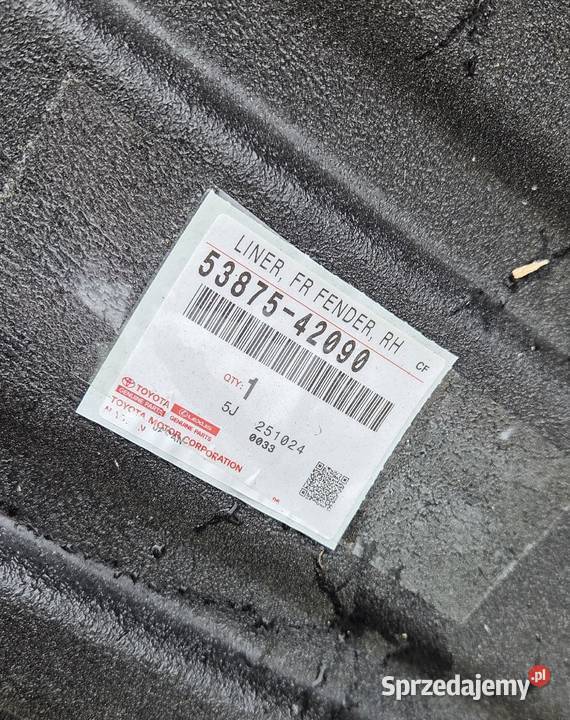 Nadkole prawe przód przednie Toyota RAV4 V Nadkola dolnośląskie