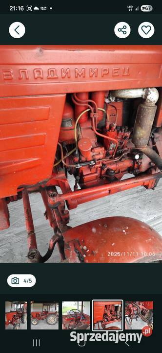 Wladimirec T25 mazowieckie Dziewule sprzedam