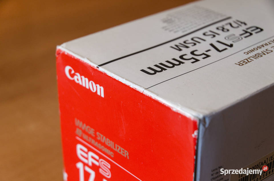 PUDEŁKO na obiektyw Canon EFS 1755mm F28 IS USM Stara Wieś