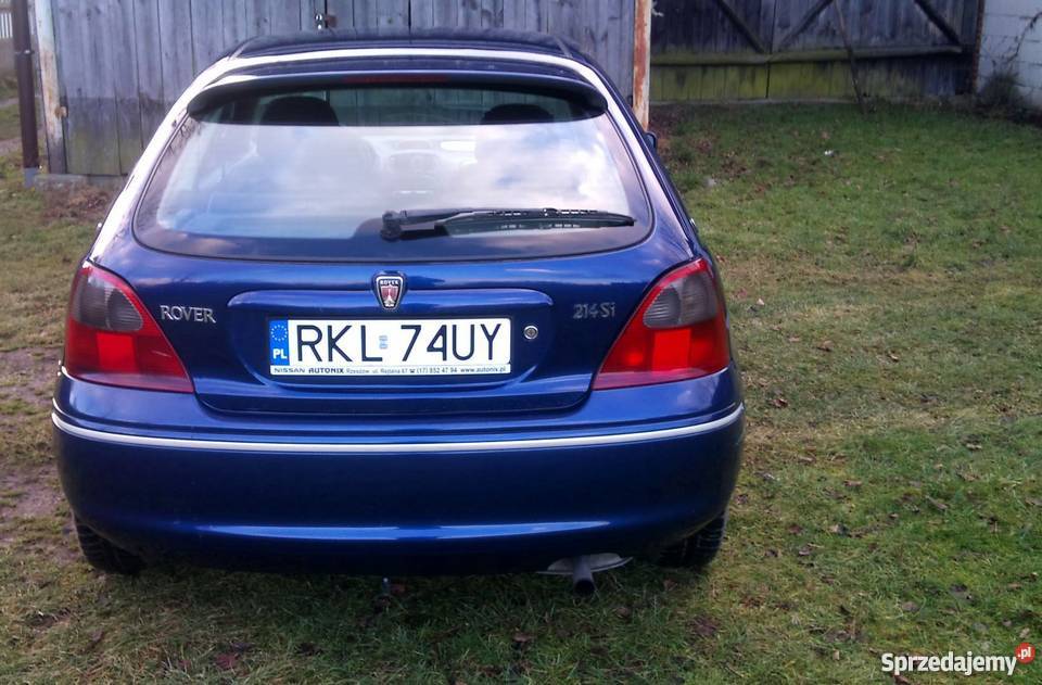 Rover 214 14 i 75 1998 r Hatchback lakier metallic podkarpackie