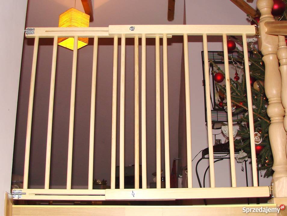 Nowa bramka ochronna zabezpieczająca drewniana Skawina