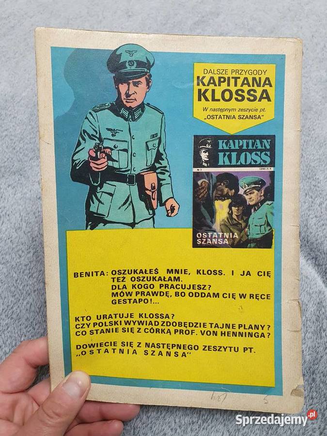 Kapitan Kloss Wsypa 2 wydanie 1 1971 Gdynia