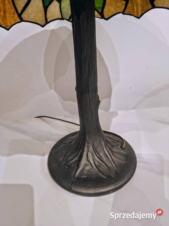 Lampa witrażowa stołowa nocna Tiffany