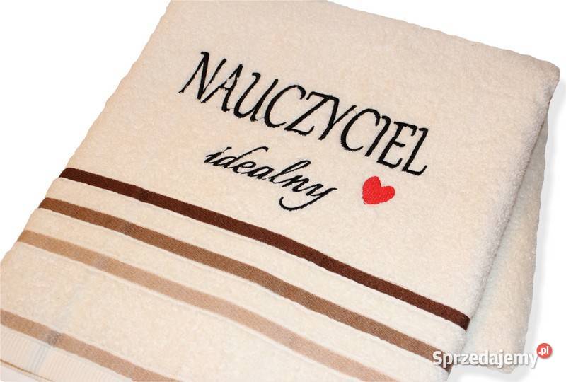 RĘCZNIK PREZENT NAUCZYCIELA NA ZAKOŃCZENIE ROKU inny kolor Akcesoria łazienkowe kujawsko-pomorskie Grudziądz