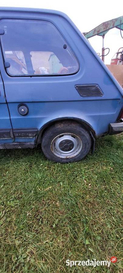 Fiat 126p maluch przyczepka niewiadów uszkodzony 126 kujawsko-pomorskie Przywitowo
