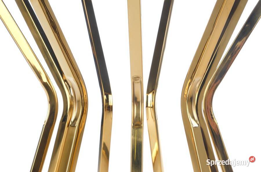 Ława okrągła złota Afina S 50cm Zielona Góra