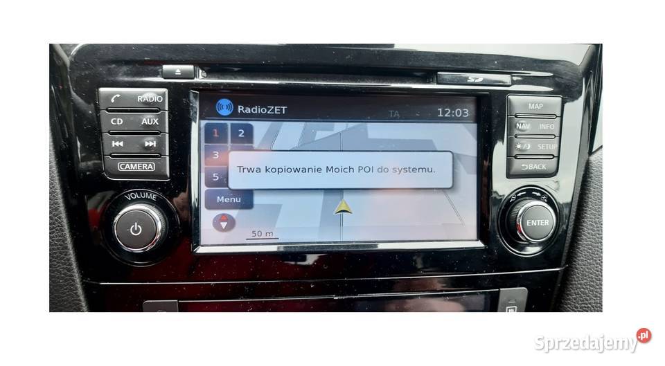 Mapa NISSAN LCN 3 V7 karta SD Qashqai Juke Note Łódź