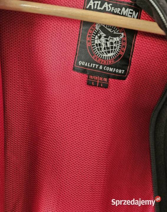 Bluza polarowa z siateczką Sport Atlas for Men czarny