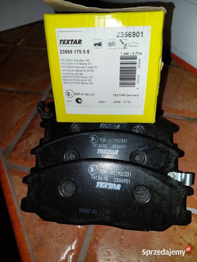 Textar 2356901 Hyundai SsangYong klocki Motoryzacja Sochaczew-Wieś