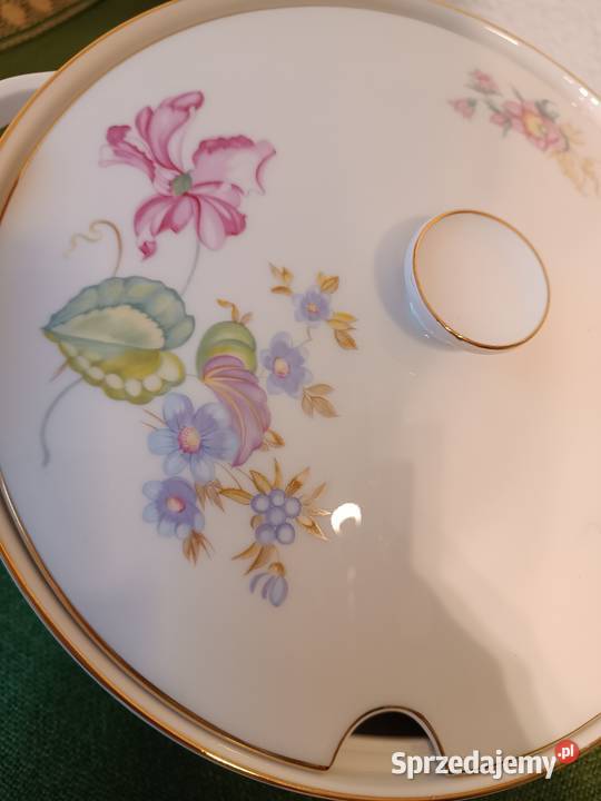 Waza do zupy piękna sygnowana porcelana Porcelana i szkło małopolskie Gorlice sprzedam