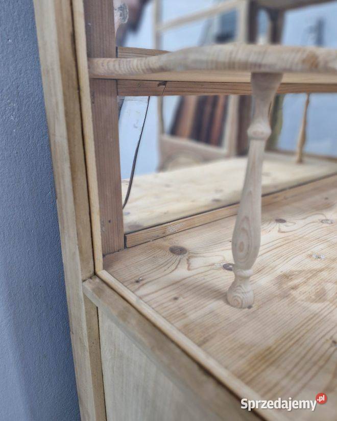 Ładna Dębowa Serwantka Ludwikowska AntykiMarki Marki