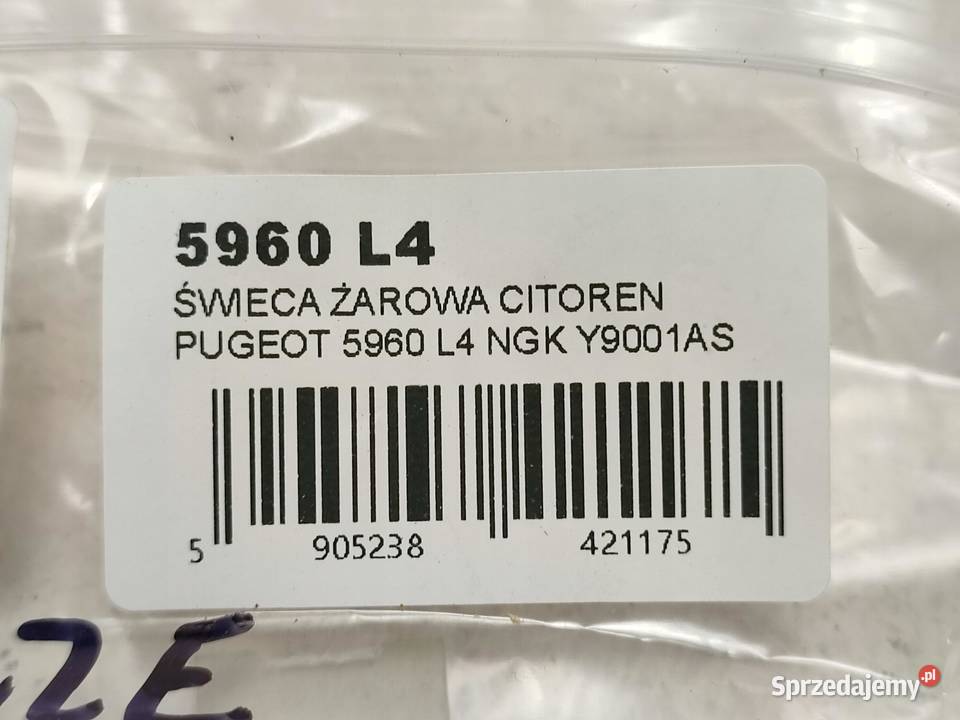 ŚWIECA ŻAROWA CITROEN PEUGEOT FIAT 13 D HDi sprzedam