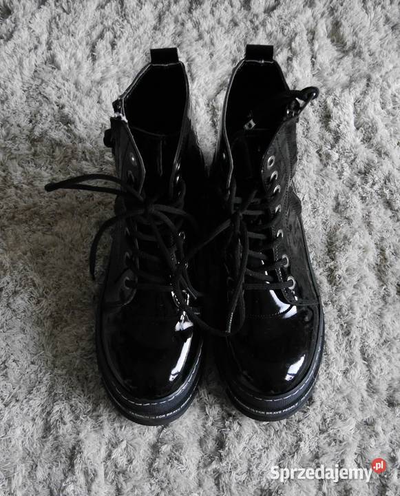 Świetne lakierowane buty trapery 37 dolnośląskie Wrocław
