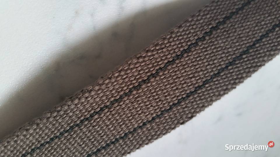 Pasek parciany z metalową klamrą 110 Puławy sprzedam