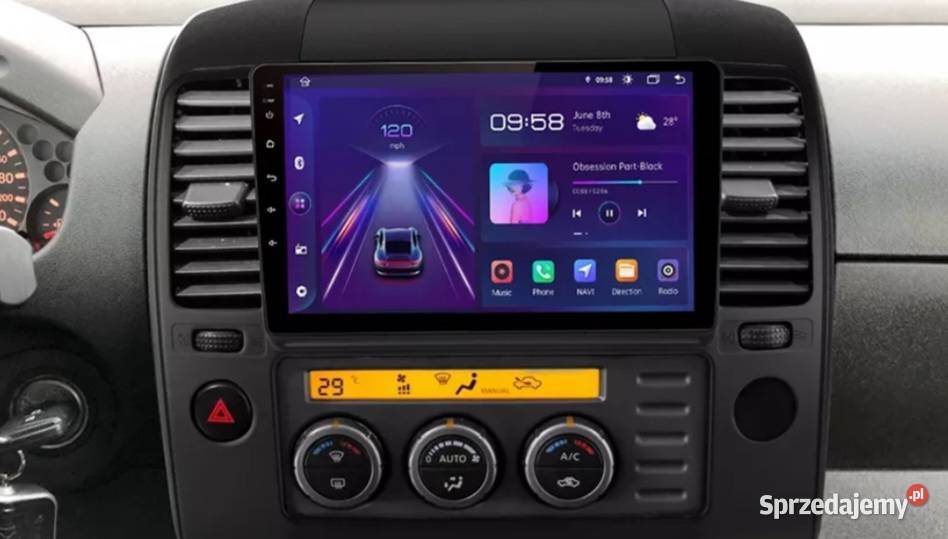 WYPRZEDAŻ Nissan Navara 2005 2014 radio tablet Bełchatów
