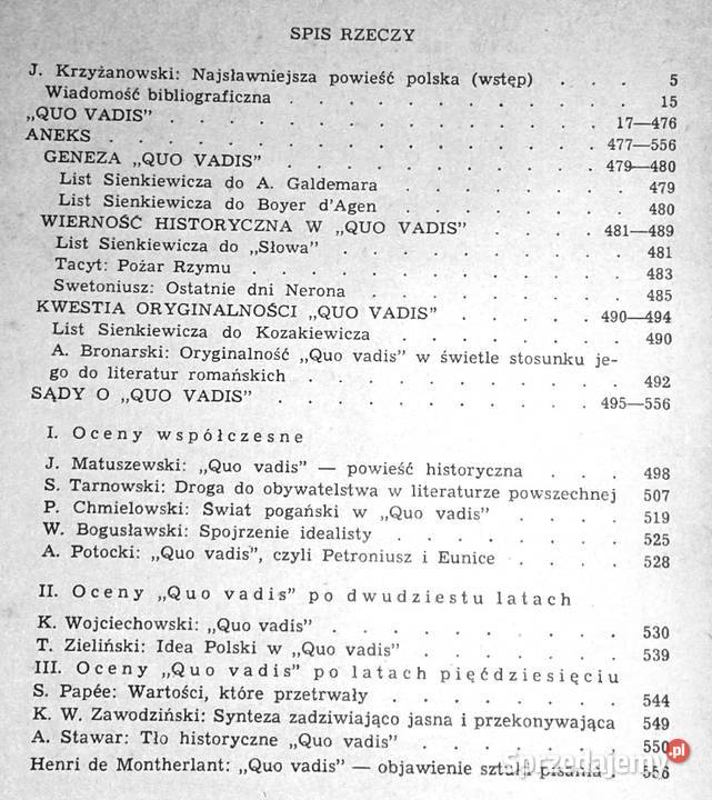 Quo Vadis Henryk Sienkiewicz Chełm