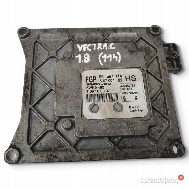 STEROWNIK SILNIKA Opel Astra III H 16 16V osobowe Chełm