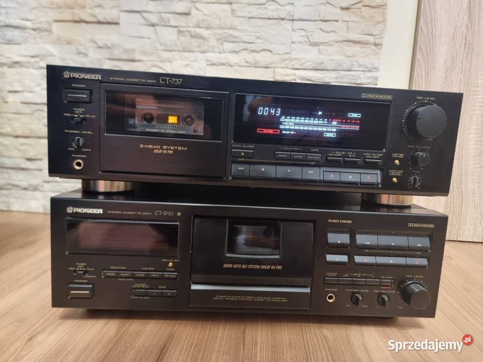 Deck magnetofon pioneer CTS710 stan idealny Magnetofony Poznań