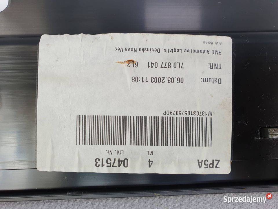 SZYBERDACH PORSCHE CAYENNE S 45 7L0877041 osobowe Lipno