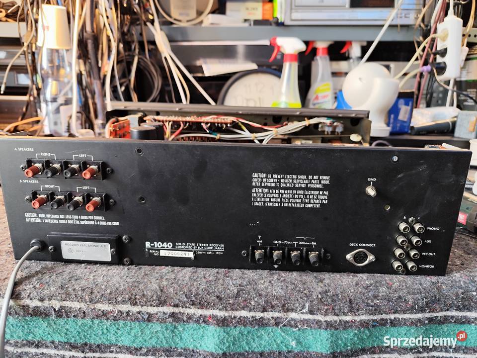 amplituner Luxman R1040 uszkodzony zachodniopomorskie Mosty