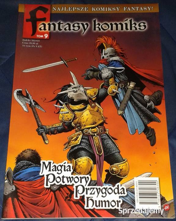 Fantasy komiks Magia potwory przygoda humor Tom Chełm