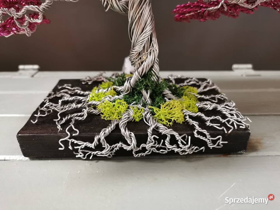 Drzewko z drutu 25 oświetlone Bolesławiec sprzedam