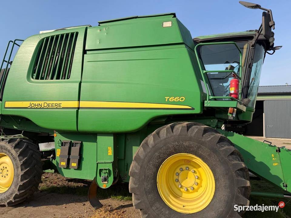 Kombajn zbożowy John Deere T660 nieuszkodzony Zbożowe dolnośląskie Nowa Ruda