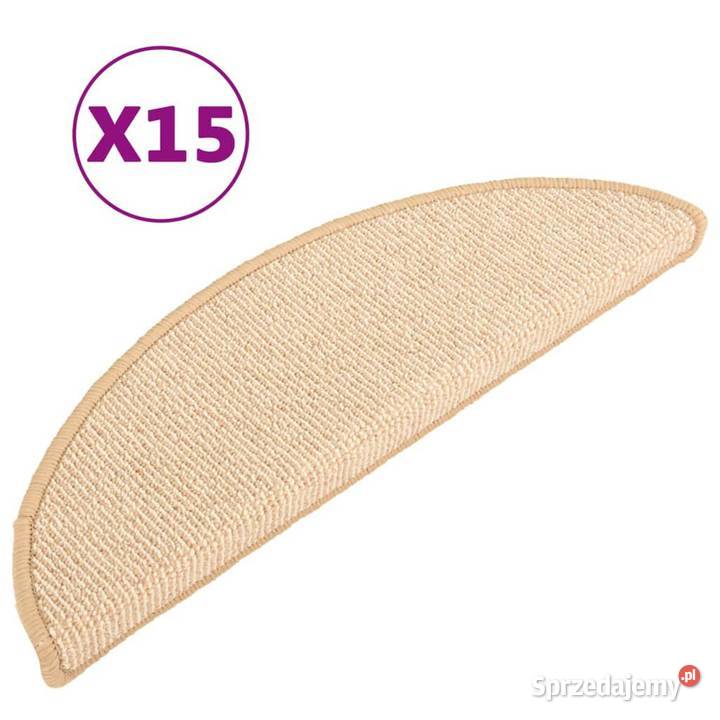 vidaXL Nakładki na schody 15 kremowe 65x21x4 Warszawa sprzedam