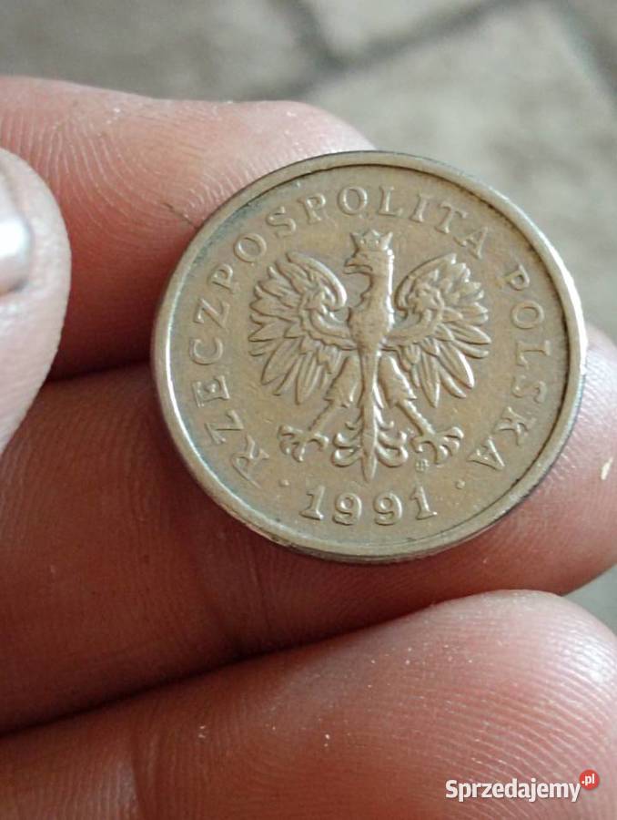 Sprzedam monete druga 1 zl 1991r Chełm sprzedam