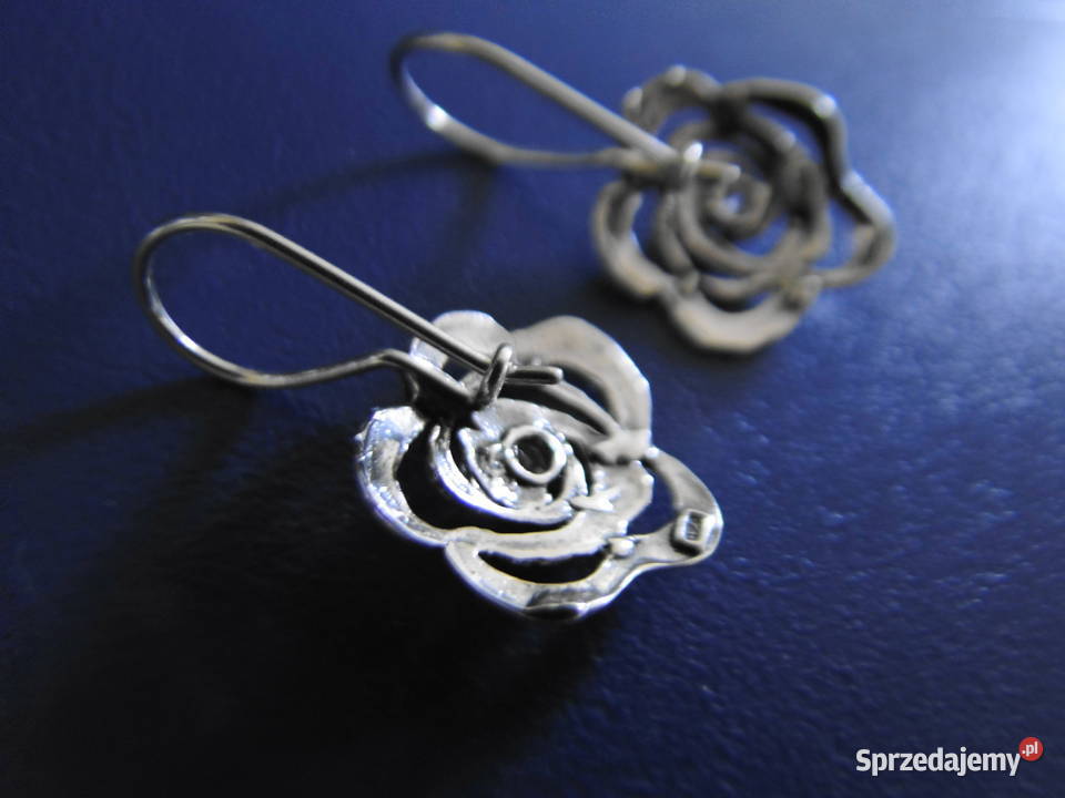 Śliczne stare kolczyki srebro 925 Warszawa sprzedam