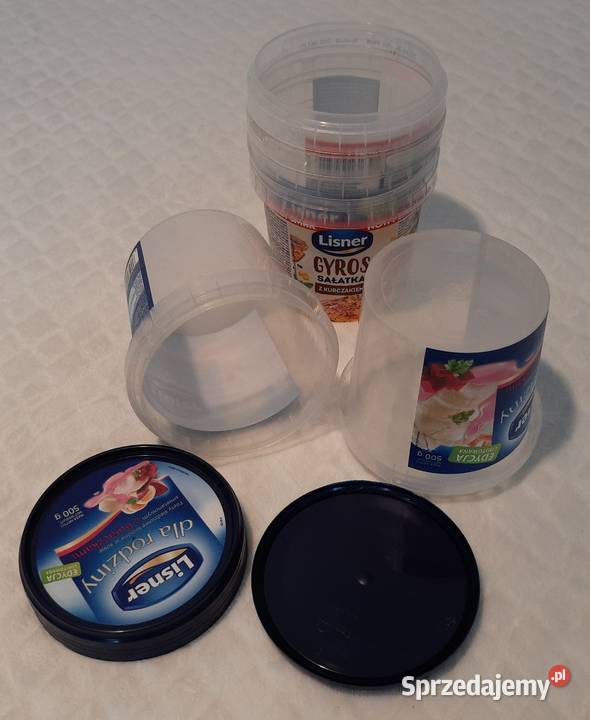 Pojemniki z pokrywką 500g 11x105 6 Kreatywne śląskie